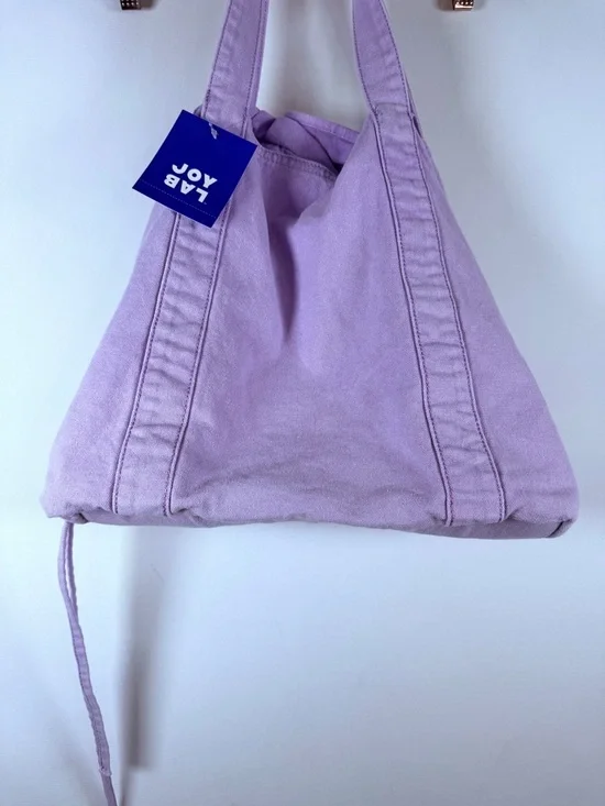 JoyLab Washed Canvas Tote Handbag - Lavender - Picture 7 of 8